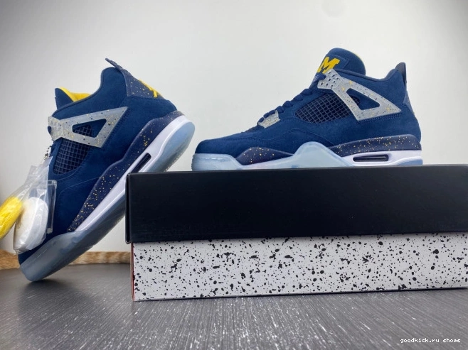 Cheap AJ4-1036660 (PE) Retro Michigan 4 Jordan Air 0709
